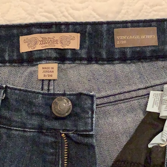 Nine West Cropped Dark Washed Jeans - Picture 4 of 8
